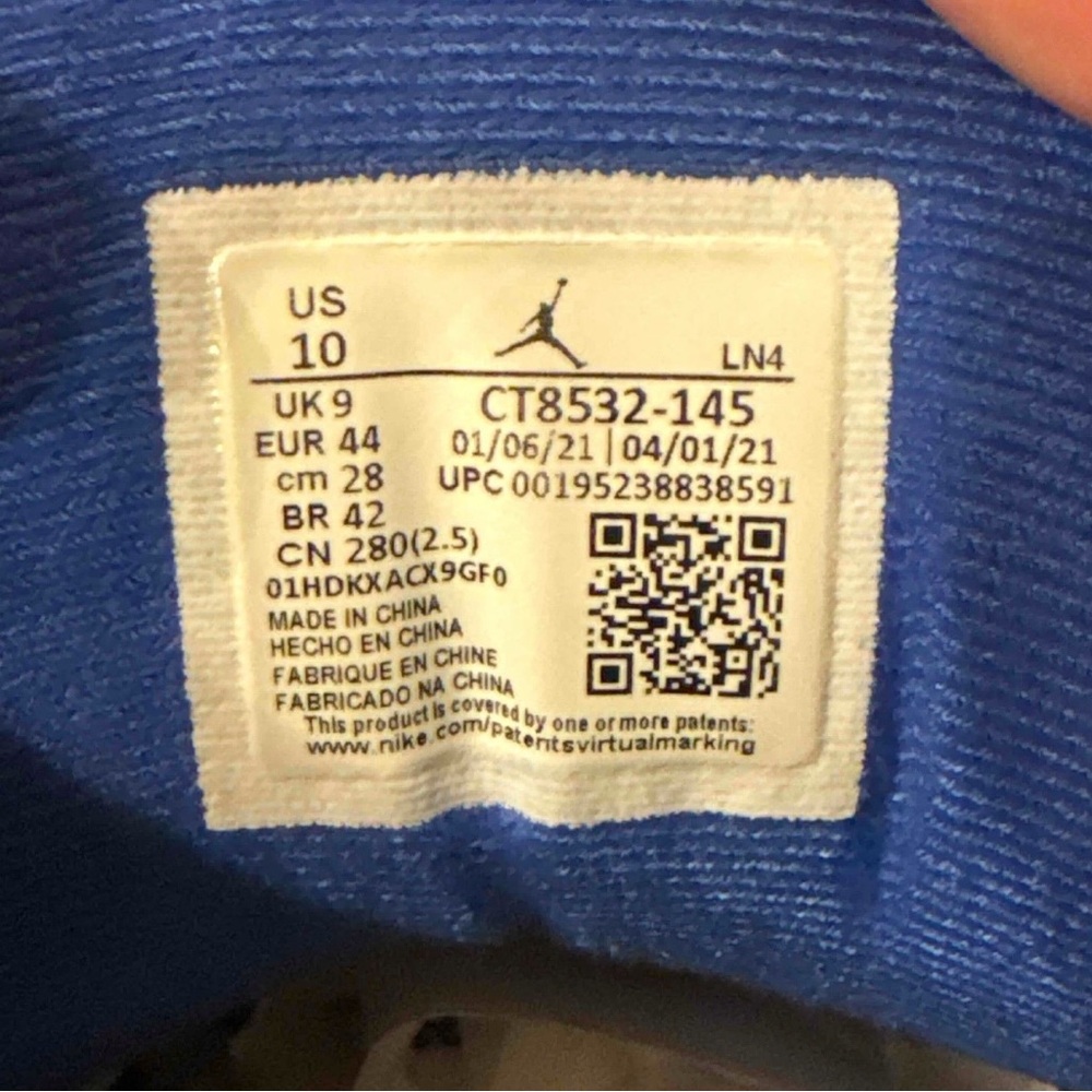 Jordan 3 Racer Blue - Picture 6 of 7